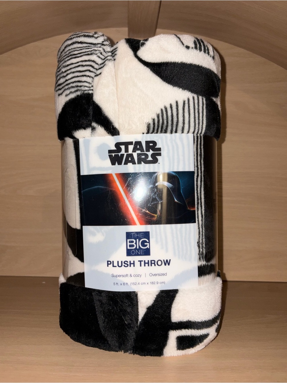 NWT• Star Wars Supersoft Oversized Plush Throw Blanket |5'x6' (60”x72”)